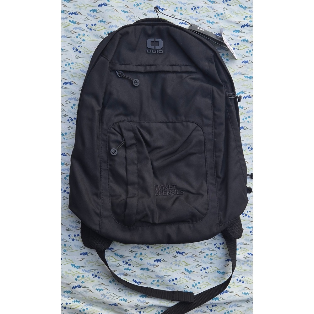 OGIO Magnet Forensics Black Backpack Padded Laptop Travel Bag New NWT